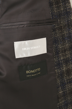 HIGH STREET(ハイストリート) |HIGH STREET∴BONOTTOチェックソフトツイードジャケット