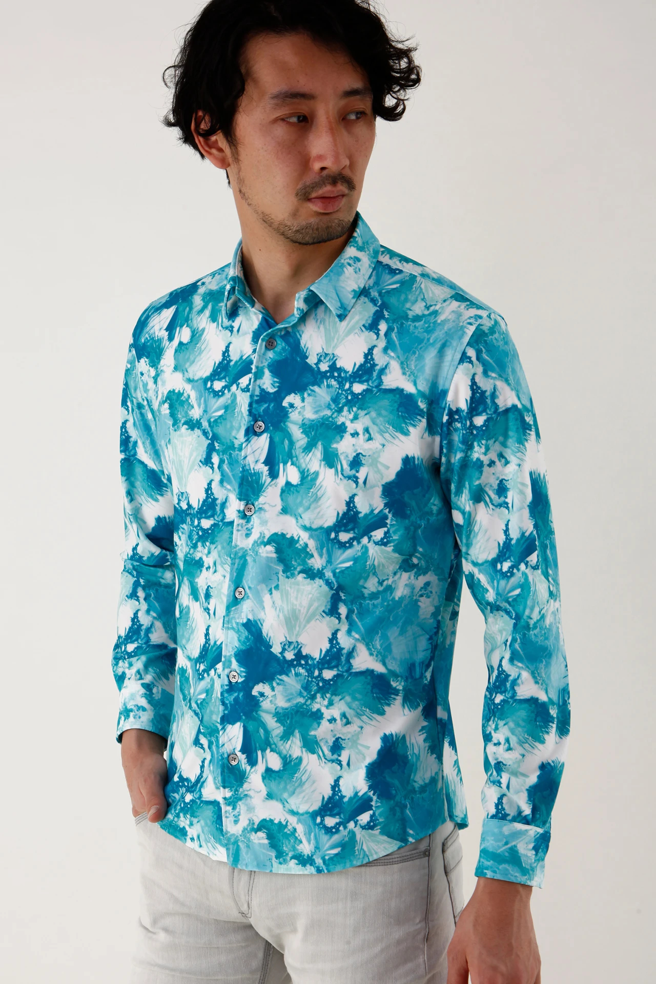 ハイストリート（HIGH STREET）/HIGH STREET∴ハイテンションスペクトラムフラワーシャツ HIGH STREET∴ハイテンションスペクトラムフラワーシャツ / HIGH