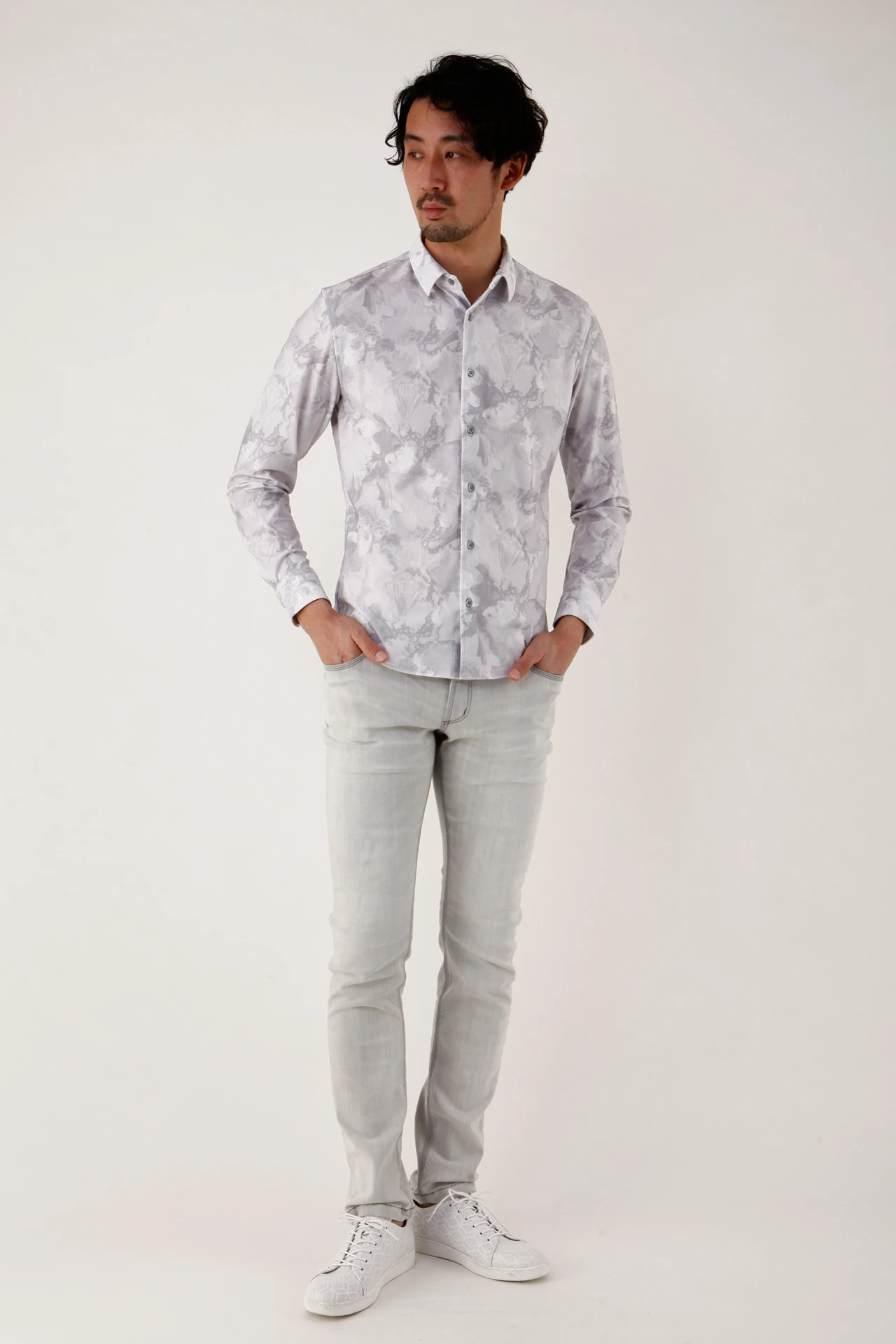 HIGH STREET∴ハイテンションスペクトラムフラワーシャツ / HIGH