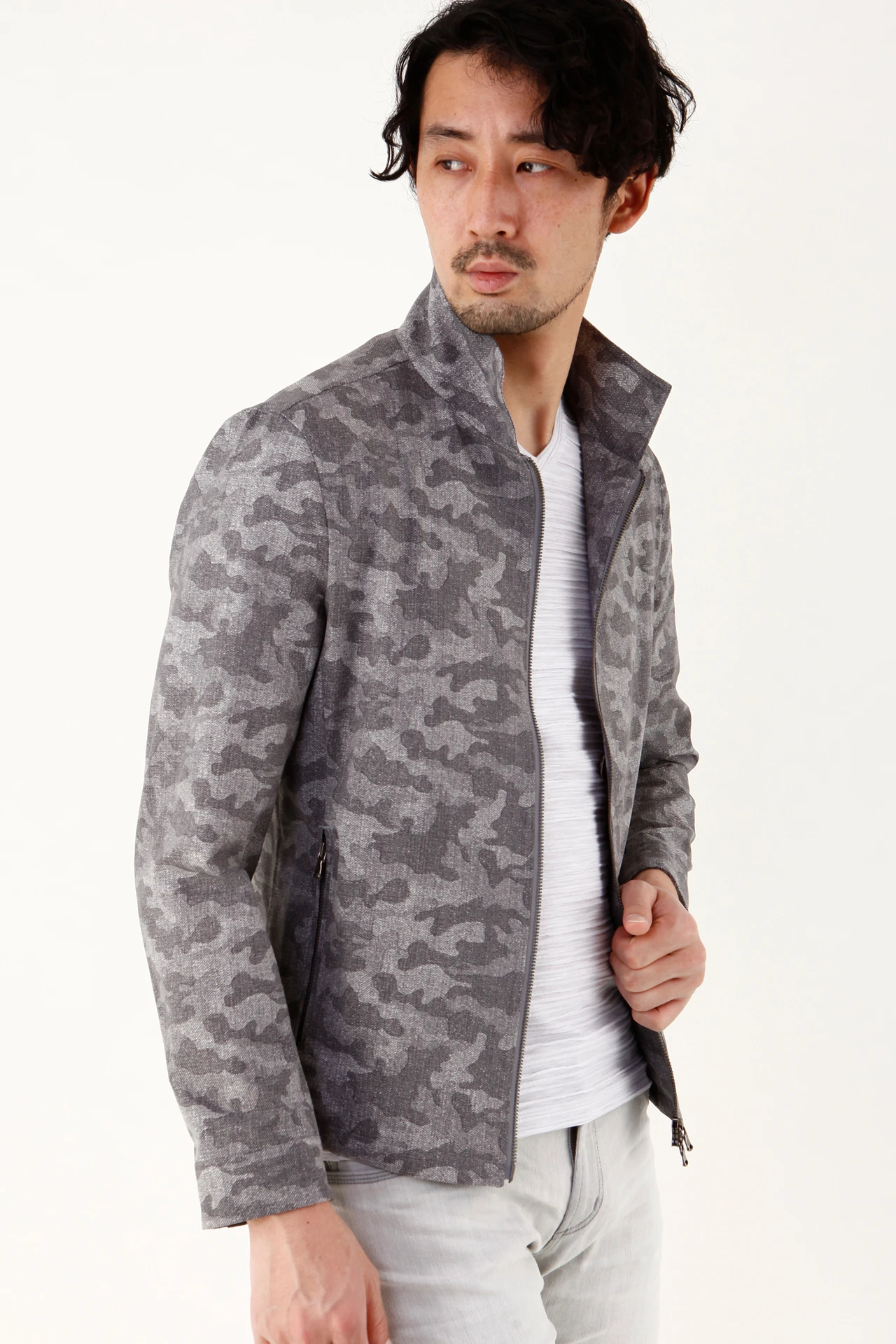 ハイストリート（HIGH STREET）/HIGH STREET∴クールドッツカモフラブルゾン HIGH STREET∴クールドッツカモフラブルゾン / HIGH STREET（ハイ