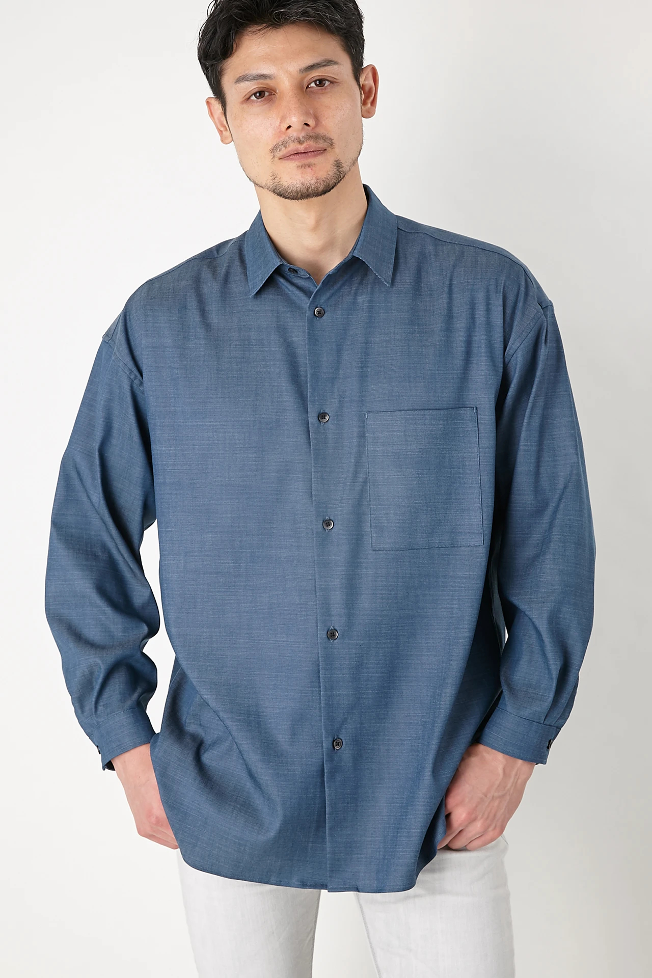 ハイストリート（HIGH STREET）/HIGH STREET∴シャンブレーデニムBIGシャツ HIGH STREET∴シャンブレーデニムBIGシャツ / HIGH STREET（ハイ