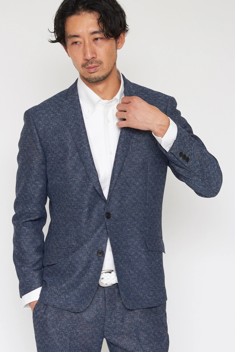 HIGH STREET(ハイストリート) |HIGH STREET∴カラミ織りシャドープリントジャケット