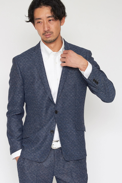 HIGH STREET(ハイストリート) |HIGH STREET∴カラミ織りシャドープリントジャケット