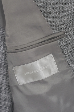 HIGH STREET(ハイストリート) |HIGH STREET∴カラミ織りシャドープリントジャケット