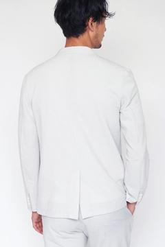 HIGH STREET(ハイストリート) |HIGH STREET∴サッカーストライプノーカラージャケット