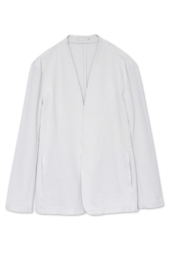 HIGH STREET(ハイストリート) |HIGH STREET∴サッカーストライプノーカラージャケット