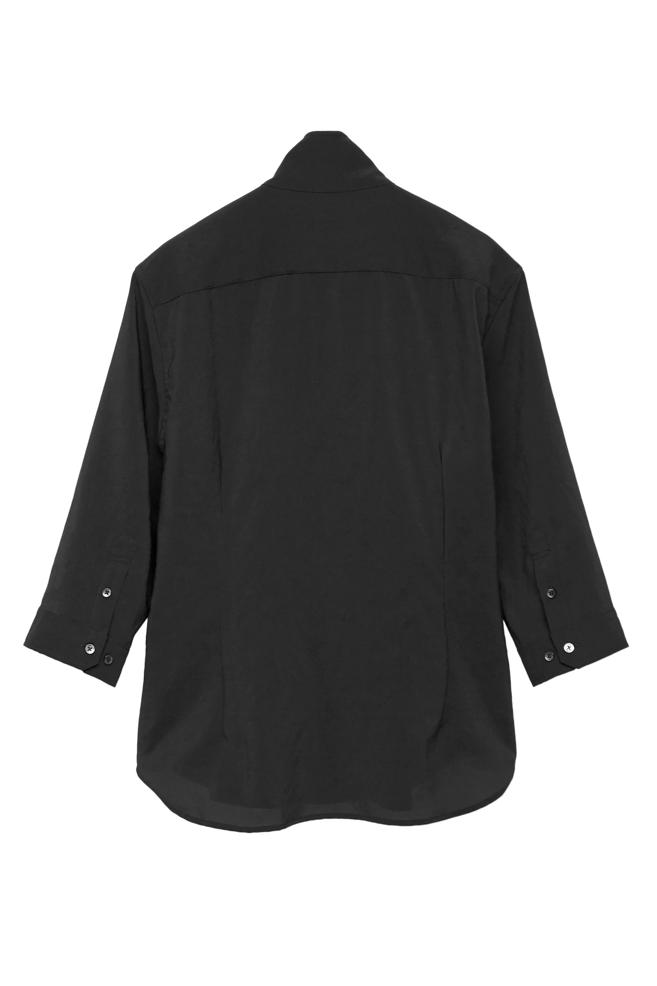 【着用1回のみ】everyone Tシャツ 長袖 前橋 ぼかし 黒 トート付 HIGH STREET∴リフラクスショートウイング7分袖シャツ / HIGH