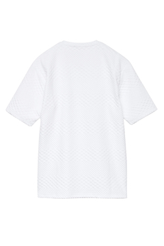 HIGH STREET(ハイストリート) |HIGH STREET∴ジオメトリックボーダーVネック半袖Tシャツ