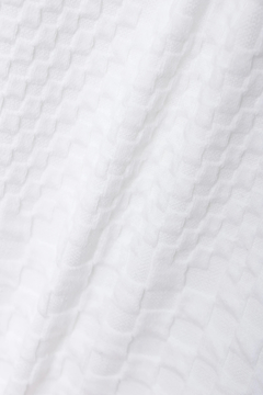 HIGH STREET(ハイストリート) |HIGH STREET∴ジオメトリックボーダーVネック半袖Tシャツ