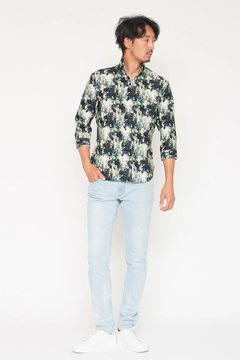 HIGH STREET(ハイストリート) |HIGH STREET∴シャドーボタニカルショートウイング７分袖シャツ