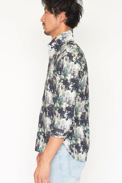 HIGH STREET(ハイストリート) |HIGH STREET∴シャドーボタニカルショートウイング７分袖シャツ