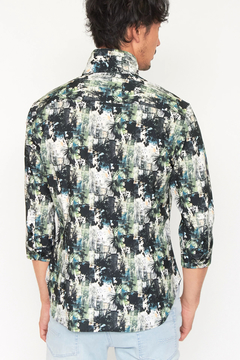 HIGH STREET(ハイストリート) |HIGH STREET∴シャドーボタニカルショートウイング７分袖シャツ