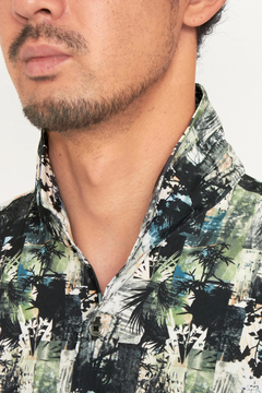 HIGH STREET(ハイストリート) |HIGH STREET∴シャドーボタニカルショートウイング７分袖シャツ