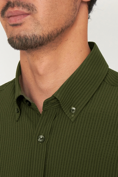 HIGH STREET(ハイストリート) |HIGH STREET∴４WAYサッカー釦ダウン半袖シャツ