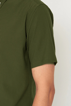 HIGH STREET(ハイストリート) |HIGH STREET∴４WAYサッカー釦ダウン半袖シャツ