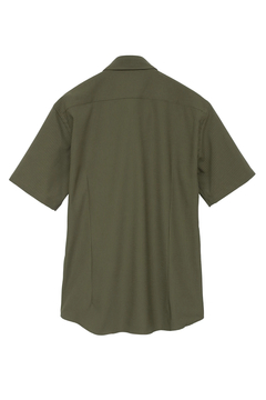 HIGH STREET(ハイストリート) |HIGH STREET∴４WAYサッカー釦ダウン半袖シャツ