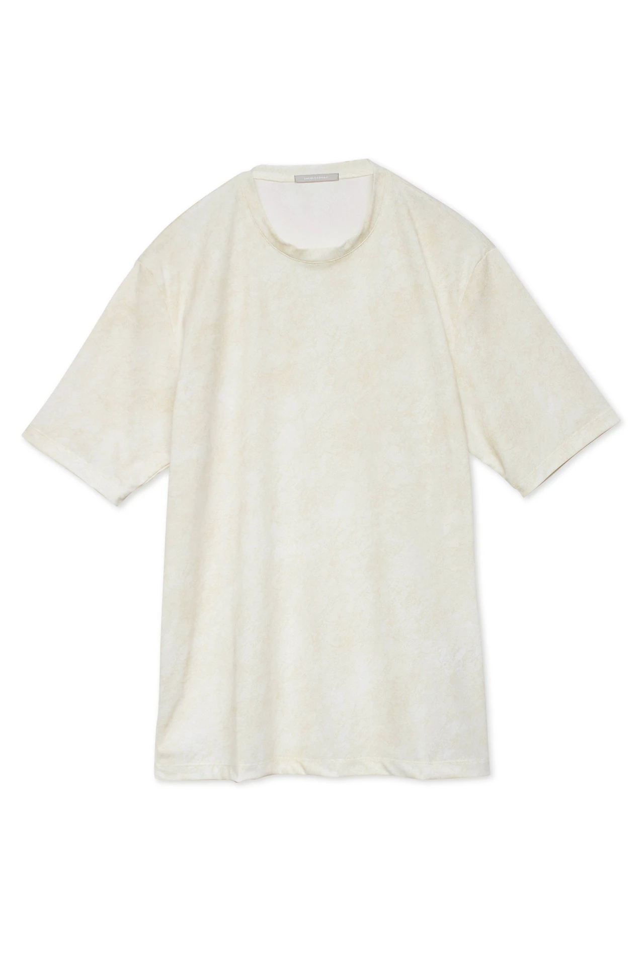 HIGH STREET∴ROUGHプリント鹿の子クルーネック半袖Ｔシャツ HIGH STREET∴ROUGHプリント鹿の子クルーネック半袖Tシャツ