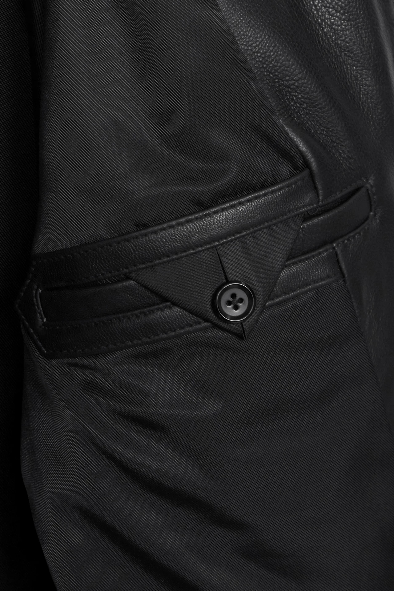 HIGH STREET ラムレザー シングルライダースジャケット S ブラック HIGH STREET∴ラムレザーシングルライダース / HIGH STREET