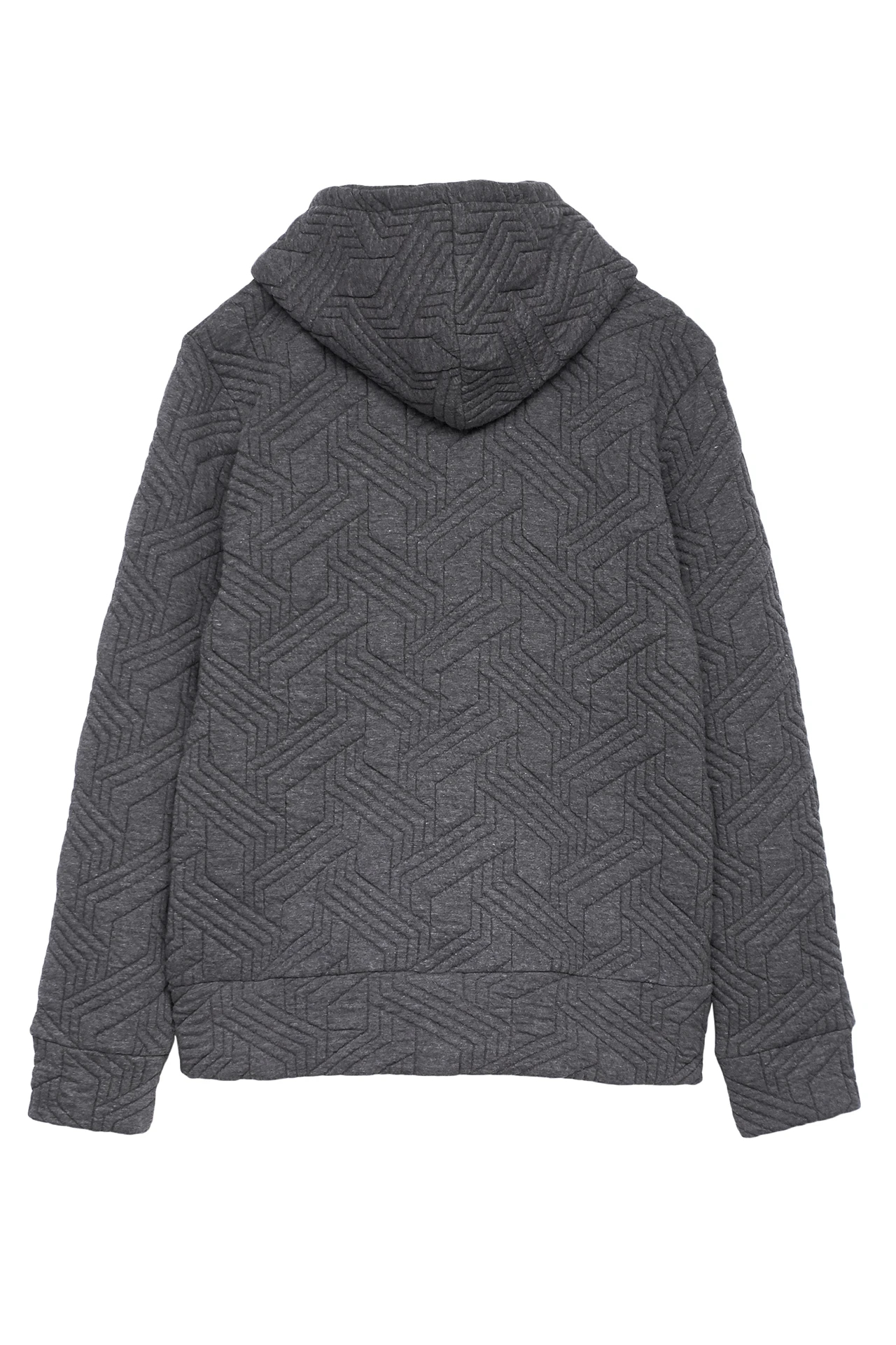 HIGH STREET∴キカ柄キルトジャガードZipパーカー / HIGH STREET