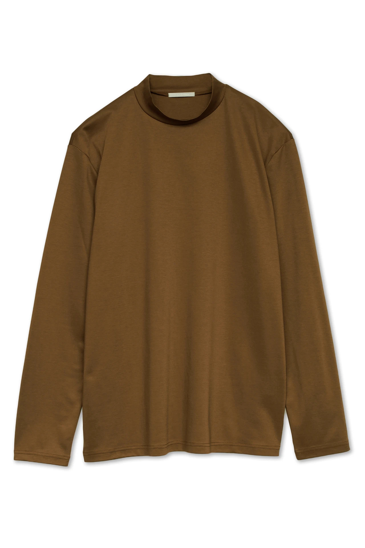 HIGH STREET∴シルケットポンチ長袖モックネック / HIGH STREET（ハイ