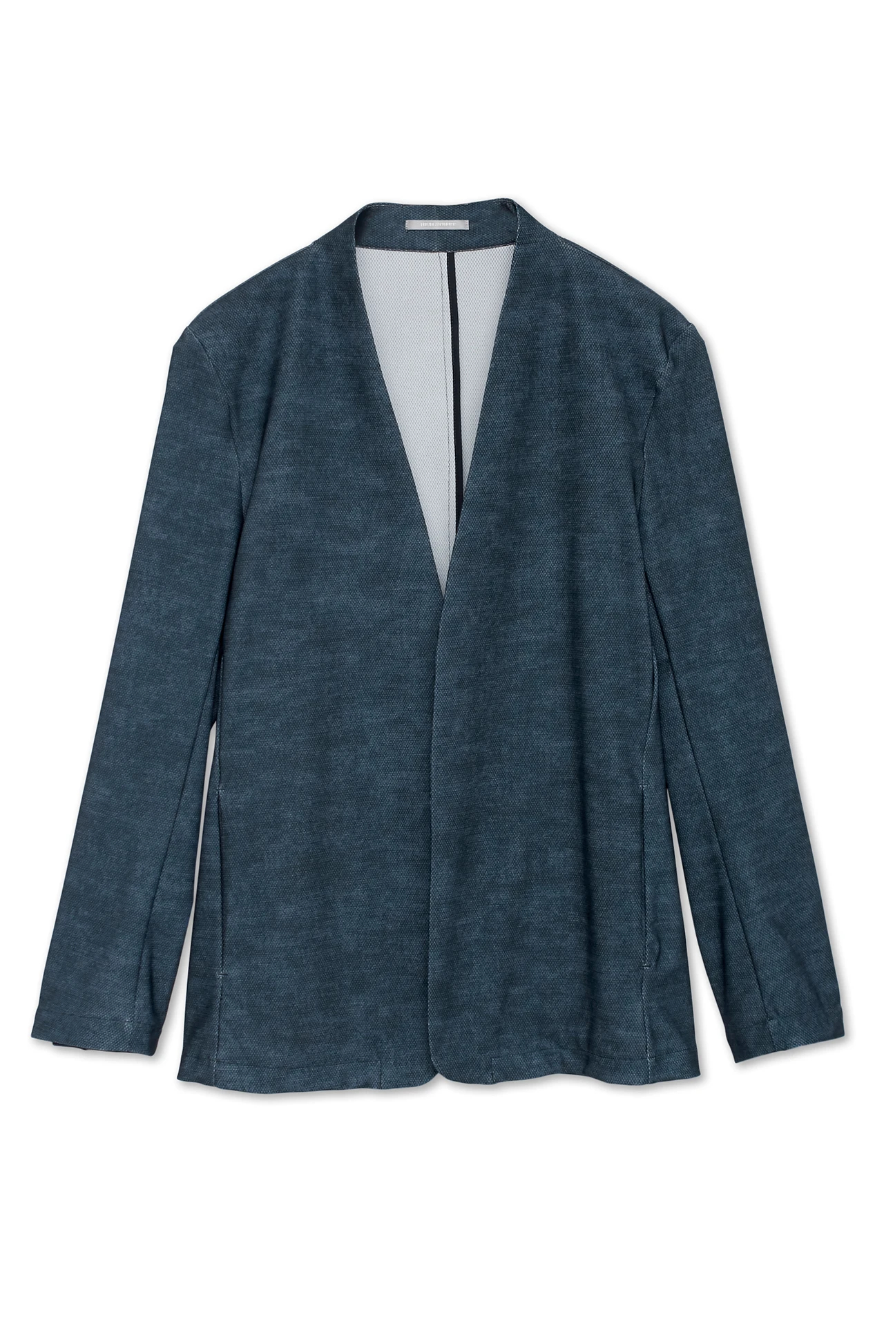 HIGH STREET∴トリコットメッシュメランジノーカラージャケット / HIGH