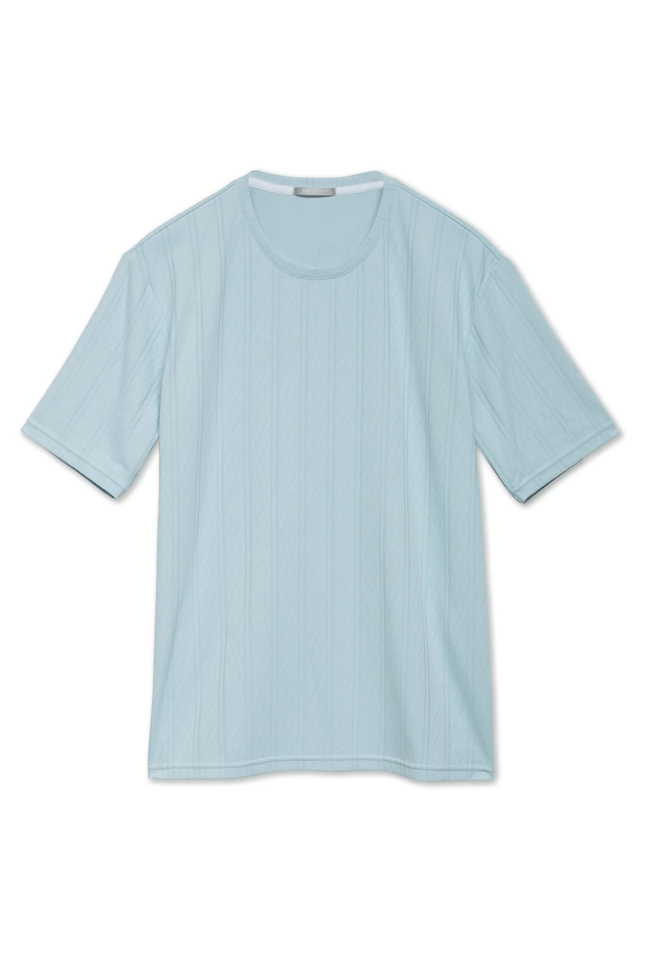 HIGH STREET∴ケーブル柄クルーネック半袖Tシャツ / HIGH STREET