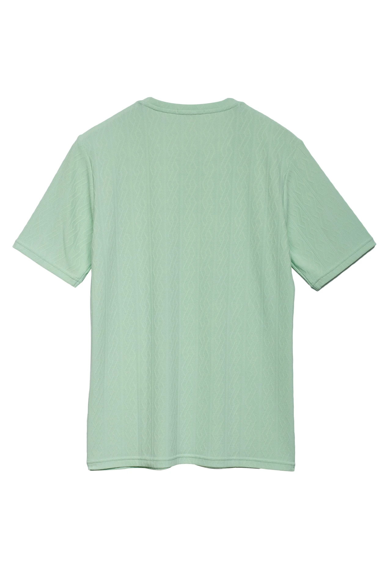 HIGH STREET∴ケーブル柄クルーネック半袖Tシャツ / HIGH STREET