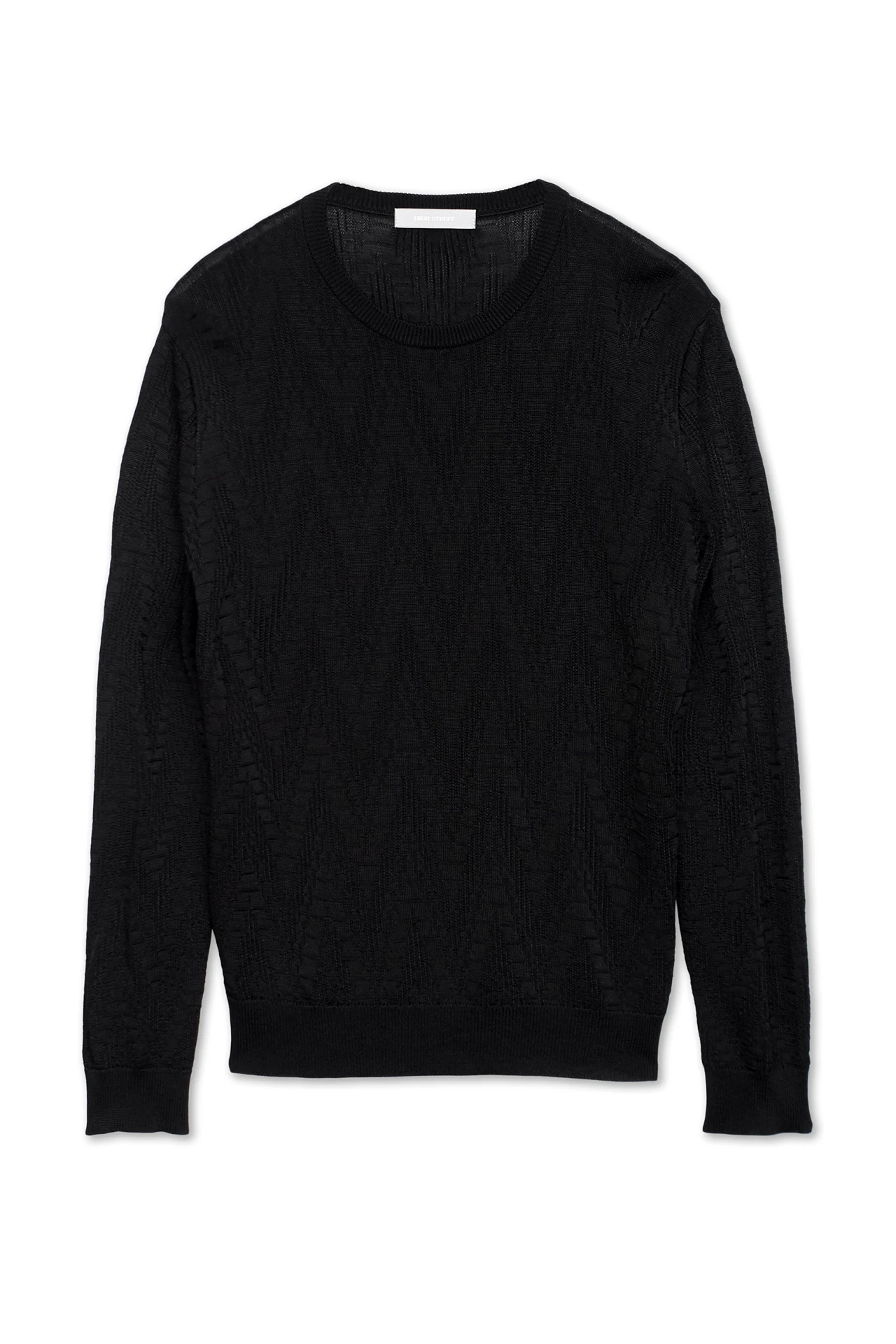 HIGH STREET∴シェブロンリンクスクルーネックニット / HIGH STREET