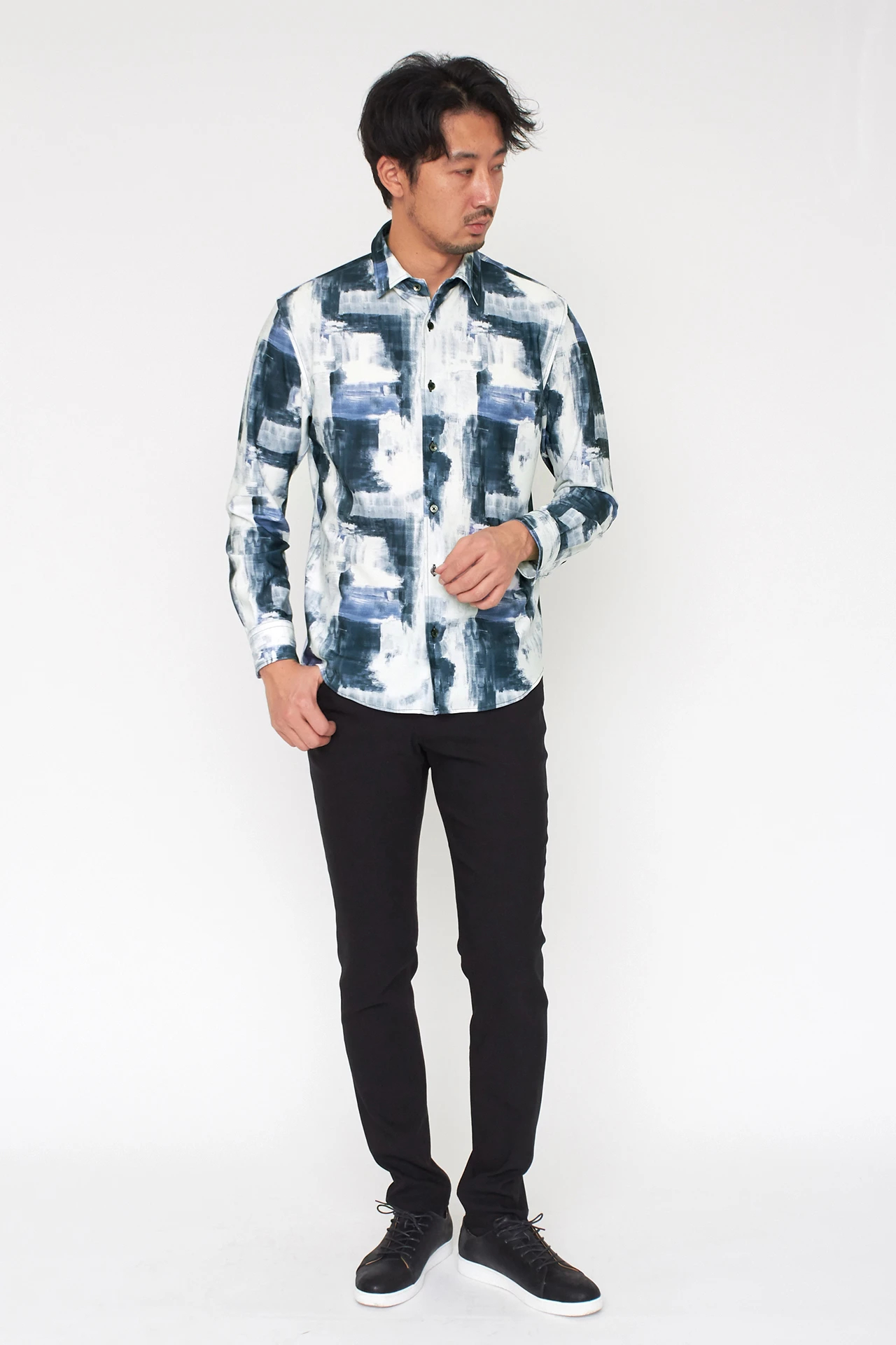 HIGH STREET∴ハイテンションPAINTEDプリントシャツ / HIGH STREET