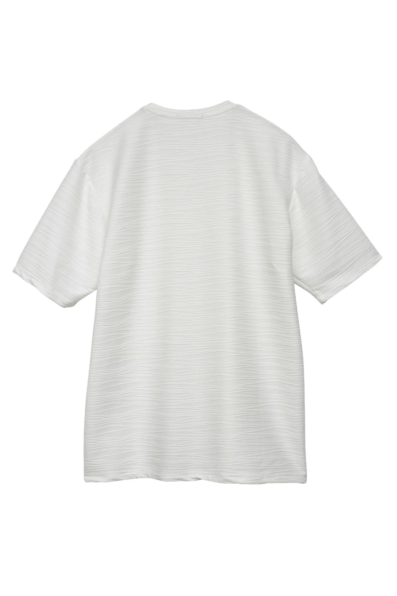 HIGH STREET∴ランダムウェーブタック半袖Vネックカットソー / HIGH