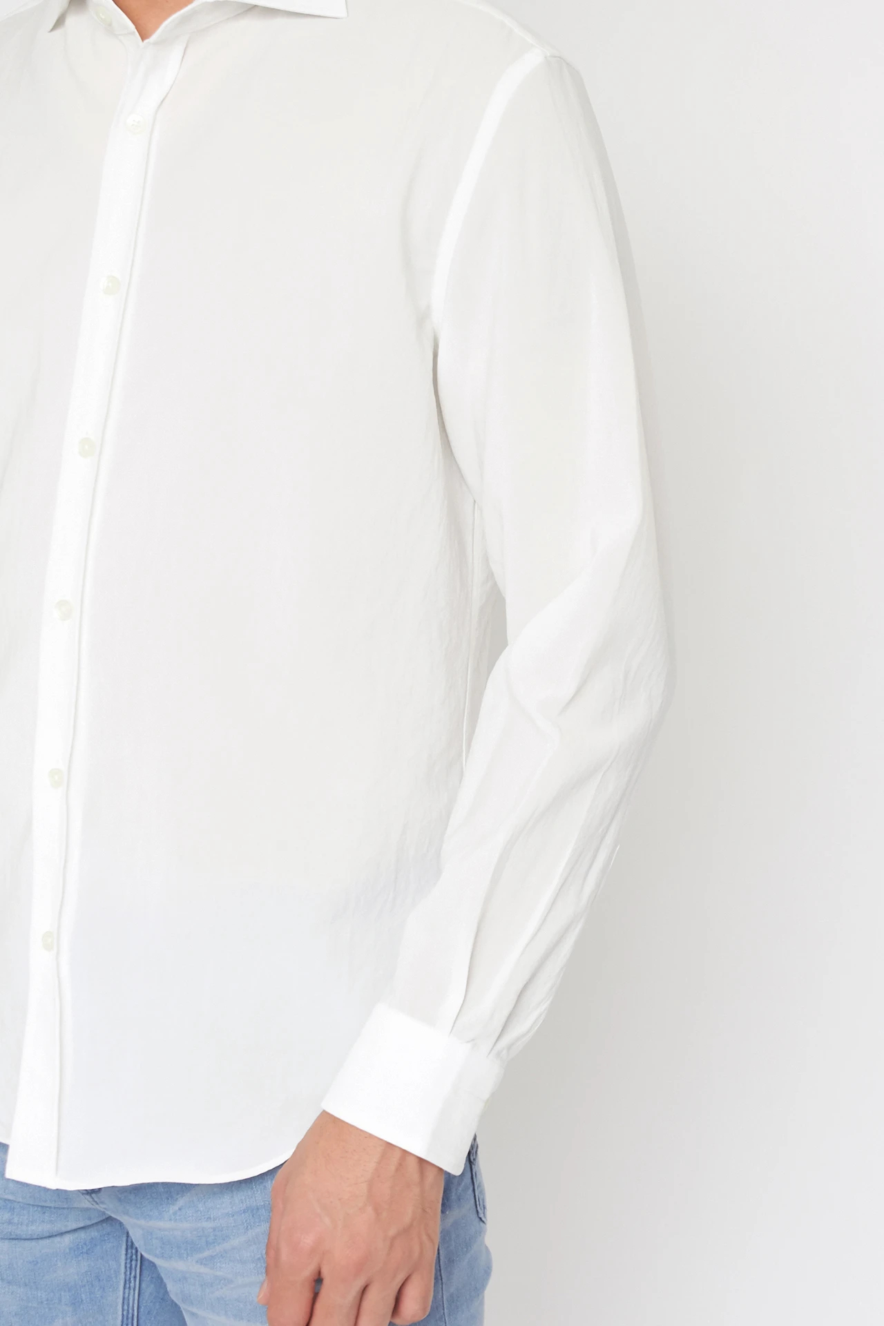 HIGH STREET∴シック＆シンドライストレッチカッタウェイシャツ / HIGH
