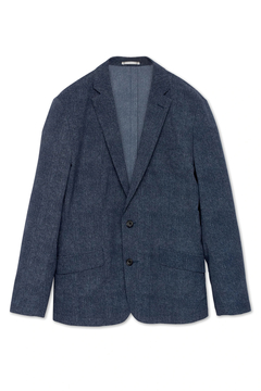 HIGH STREET(ハイストリート) |HIGH STREET∴COOLMAXデニムプリントサッカージャケット