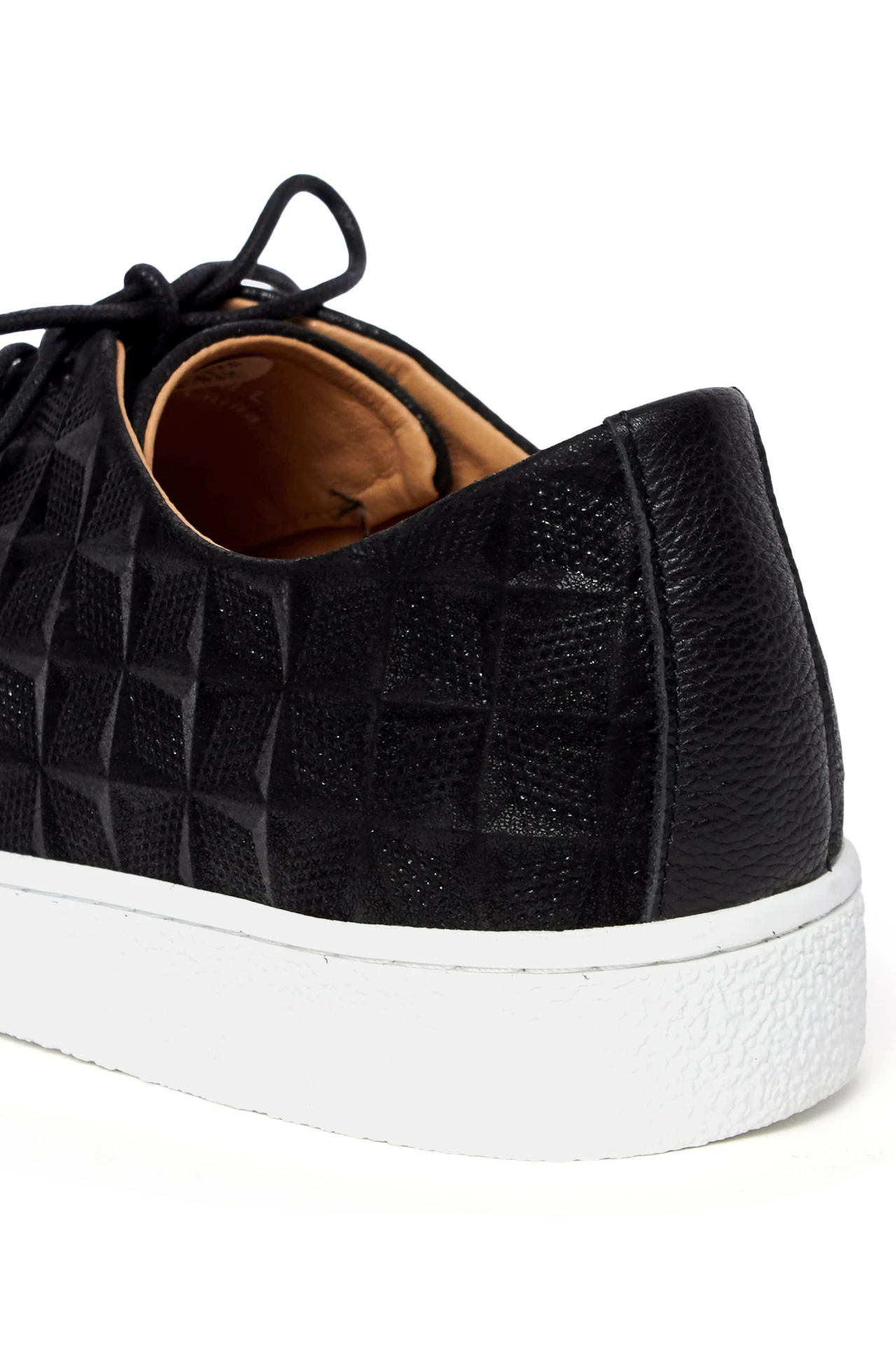 HIGH STREET∴クロス型押しムラプリントドレススニーカー / HIGH