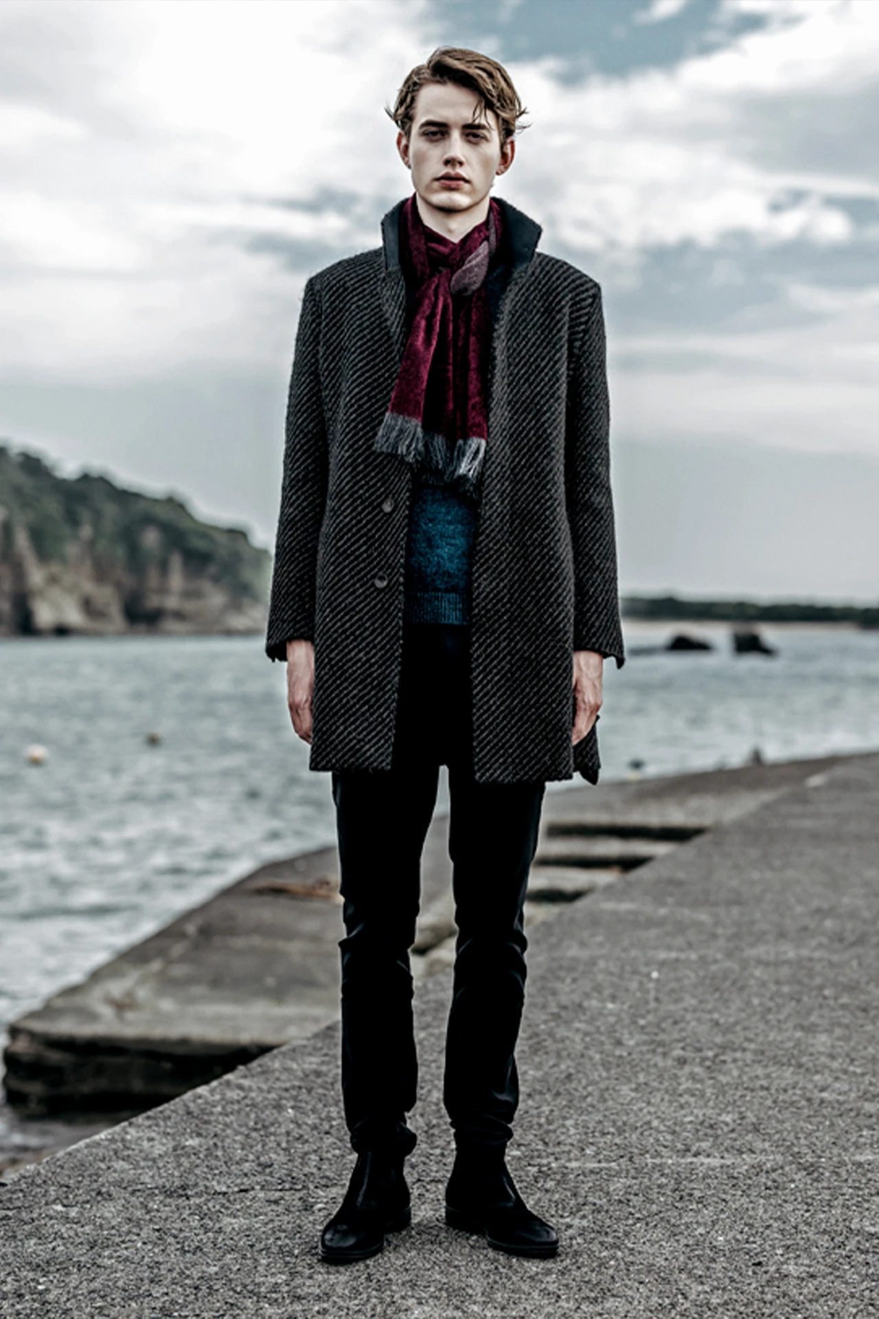 HIGH STREET∴ベロア型押しサイドゴア / HIGH STREET（ハイストリート