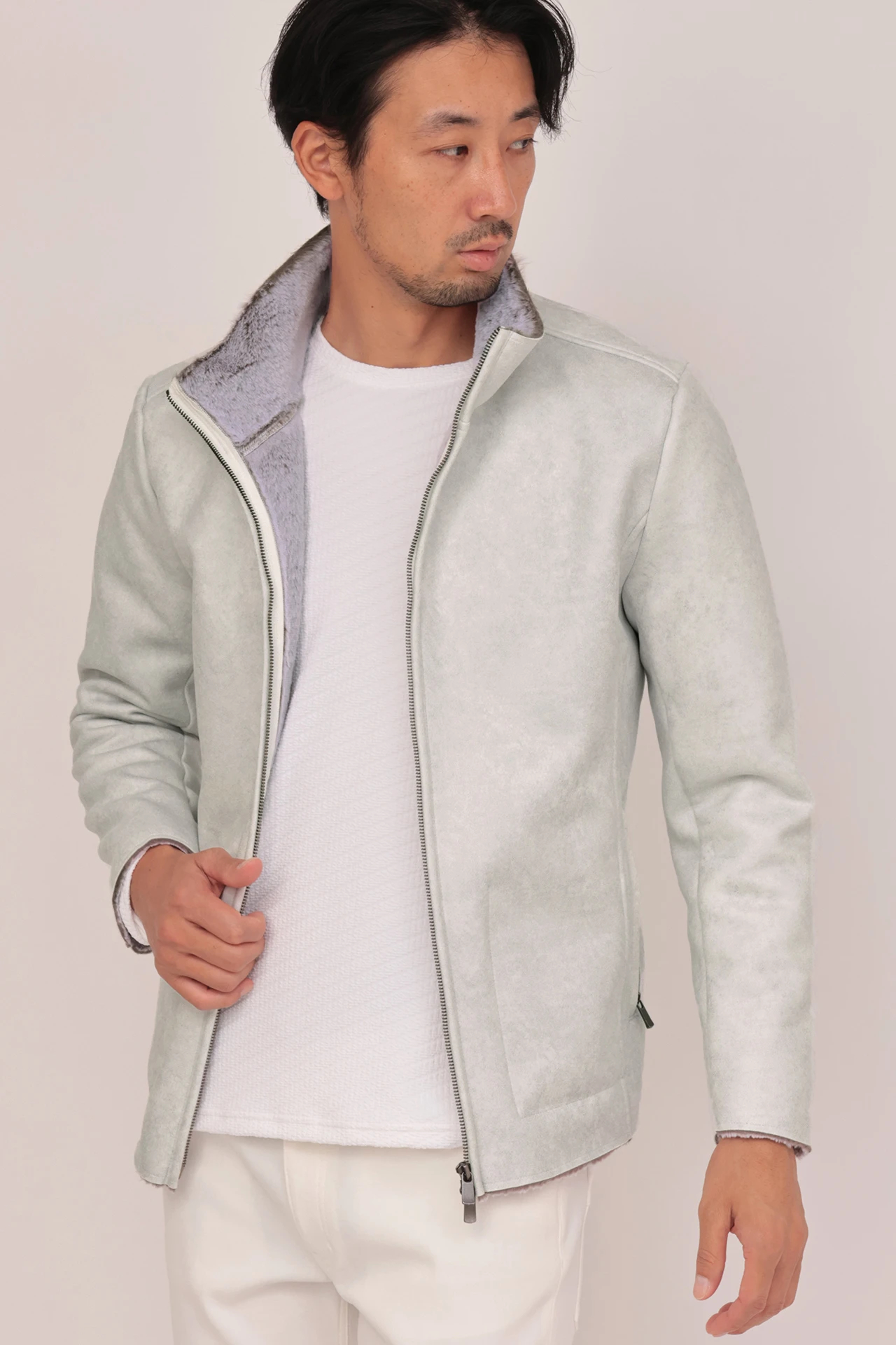 HIGH STREET∴フェイクムートンスタンドブルゾン / HIGH STREET（ハイ