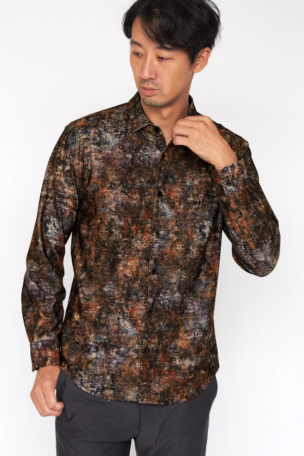 ハイストリート（HIGH STREET）/HIGH STREET∴ハイテンションCONCRETEプリントシャツ HIGH STREET∴ハイテンションCONCRETEプリントシャツ / HIGH STREET