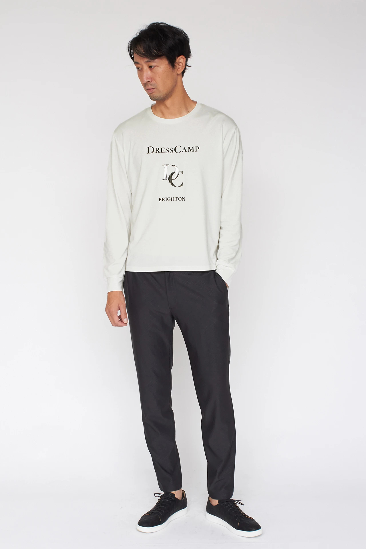 HIGH STREET∴ドレスキャンプ別注ロゴ長袖Tシャツ / HIGH