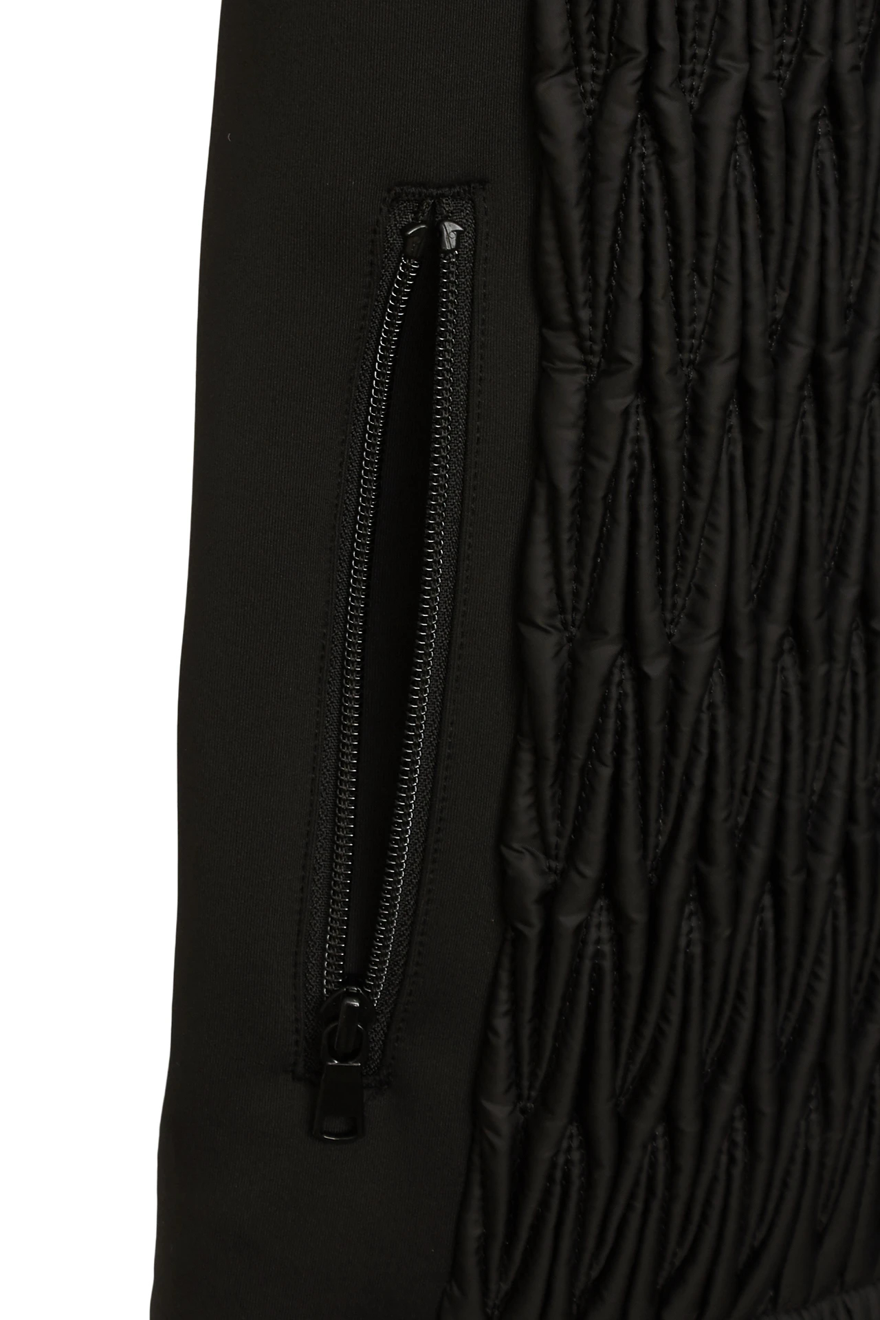 HIGH STREET∴キルトコンビ袖ニットブルゾン / HIGH STREET（ハイ