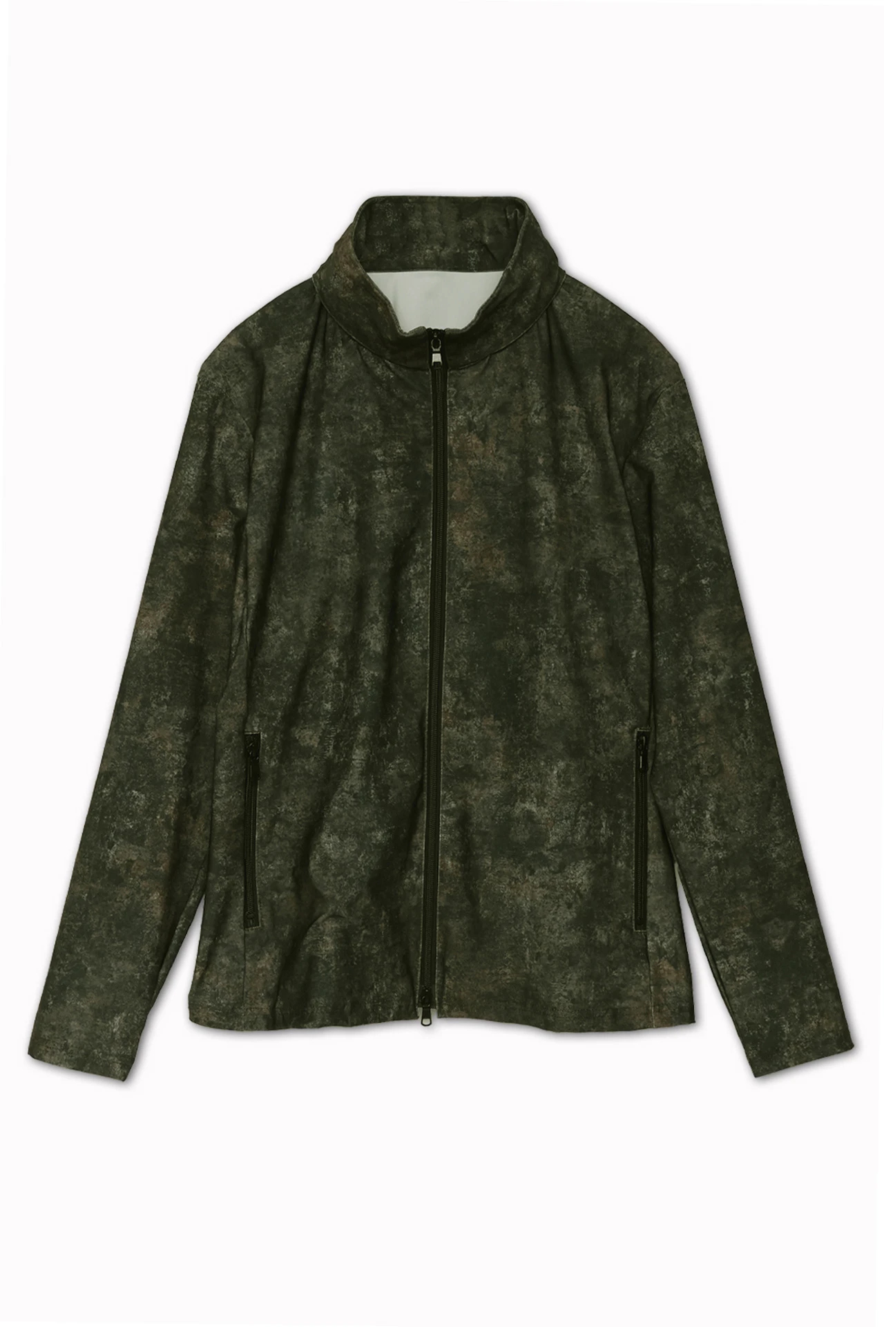 HIGH STREET∴ハイテンションCONCRETEプリントスタンドブルゾン / HIGH