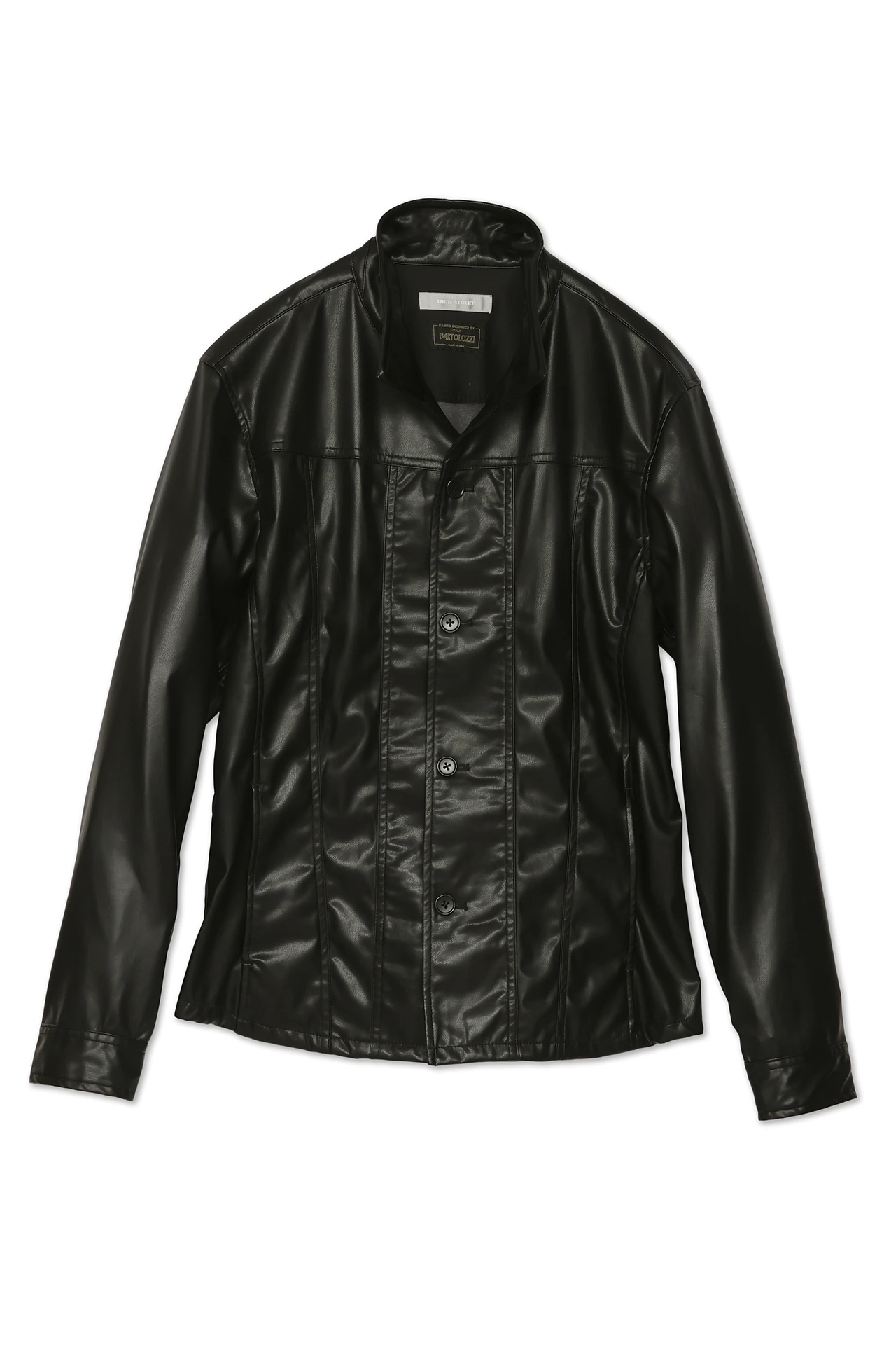 HIGH STREET∴PUコーティングシャツブルゾン / HIGH STREET（ハイ