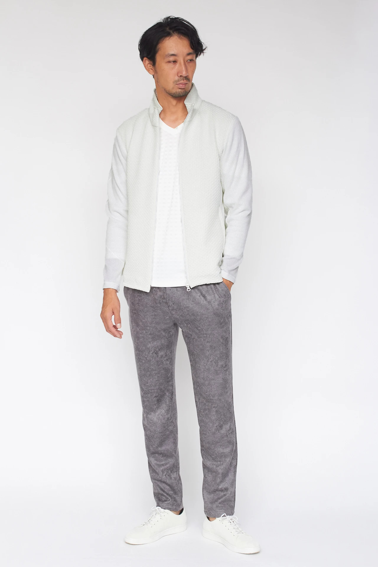 ハイストリート（HIGH STREET）/HIGH STREET∴コンビスタンドブルゾン HIGH STREET∴コンビスタンドブルゾン / HIGH STREET（ハイストリート