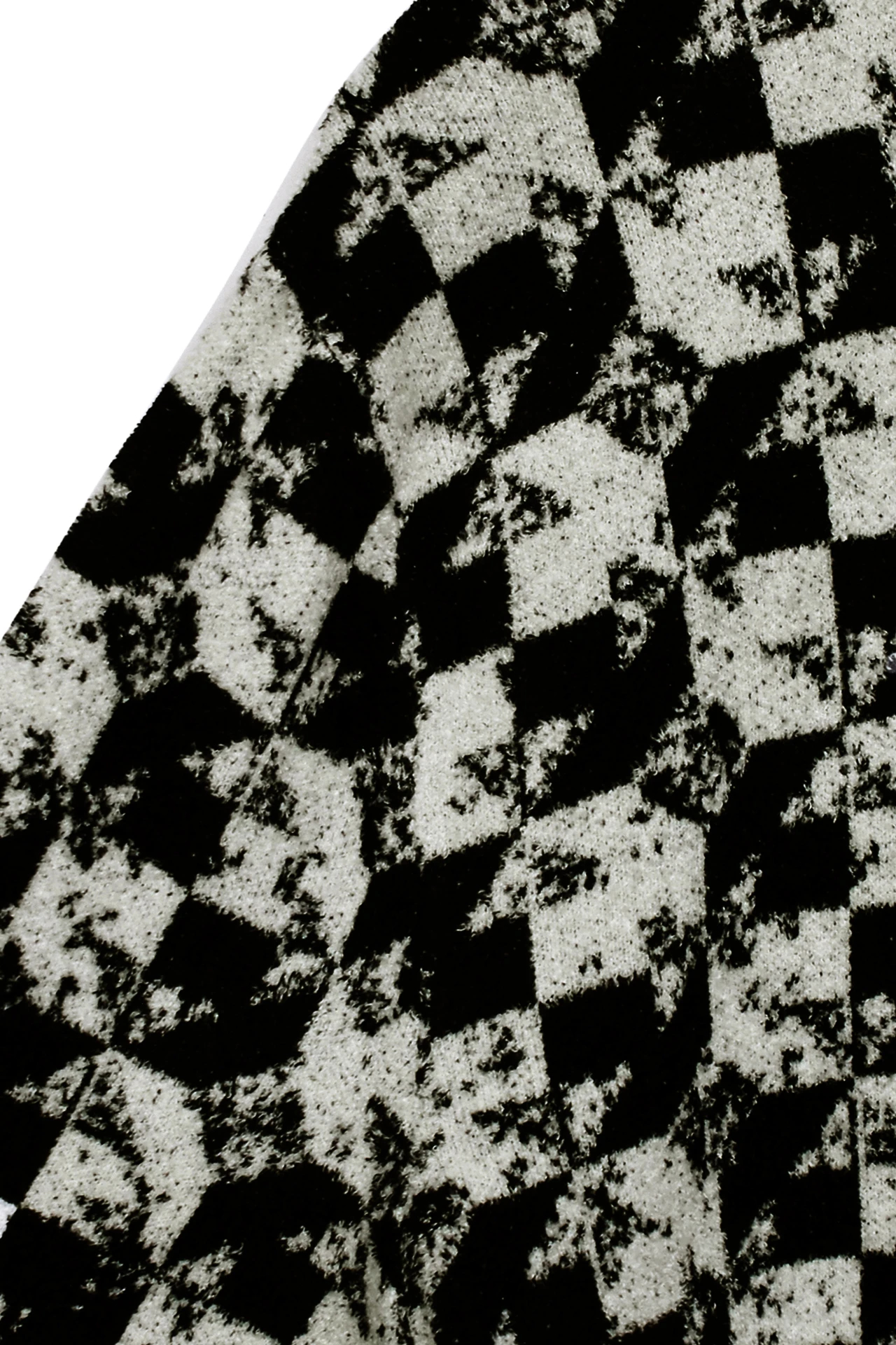 HIGH STREET∴グラデーションキカ柄モールクルーネックニット