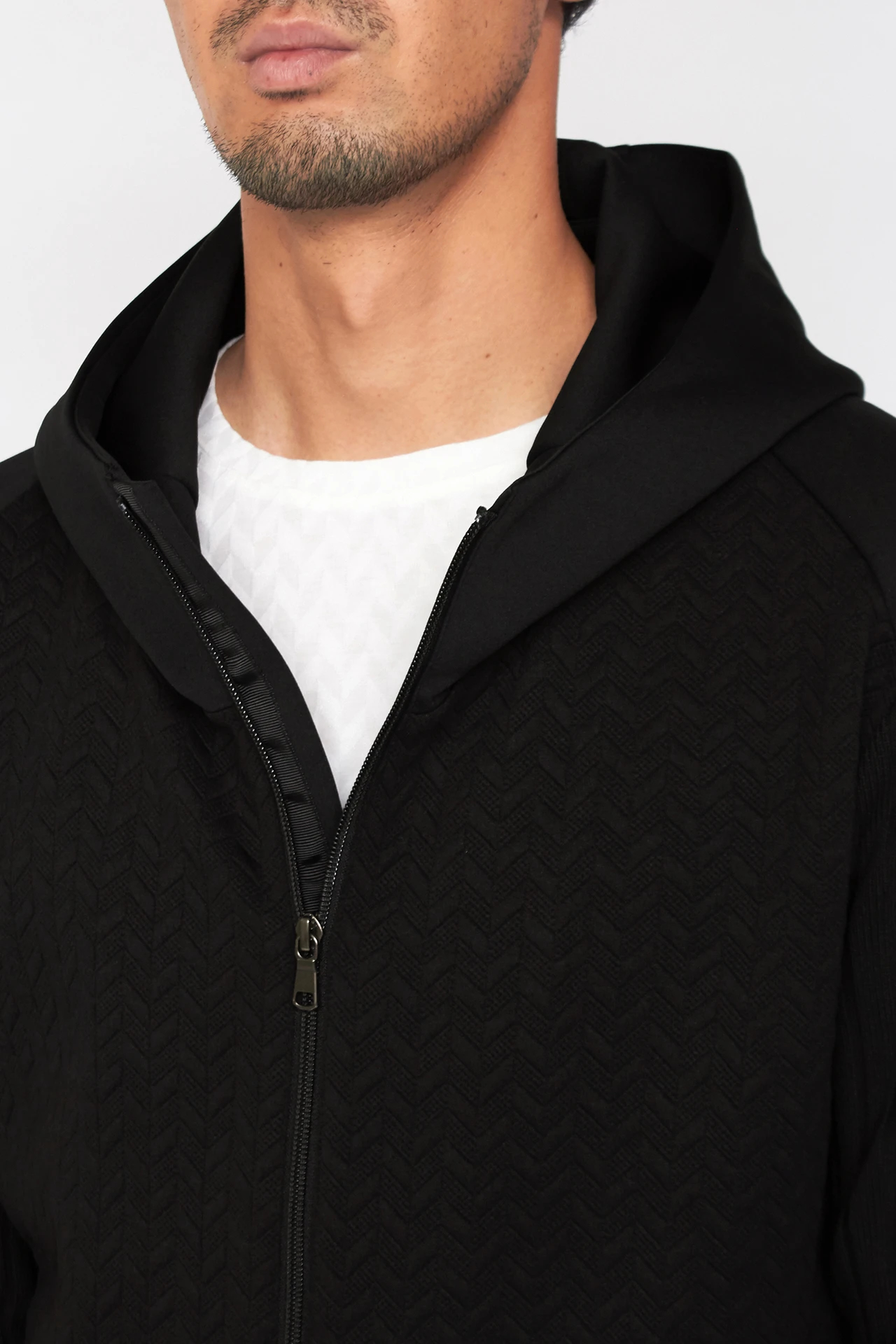 ハイストリート（HIGH STREET）/HIGH STREET∴ニットコンビフーディーブルゾン HIGH STREET∴ニットコンビフーディーブルゾン / HIGH STREET（ハイ