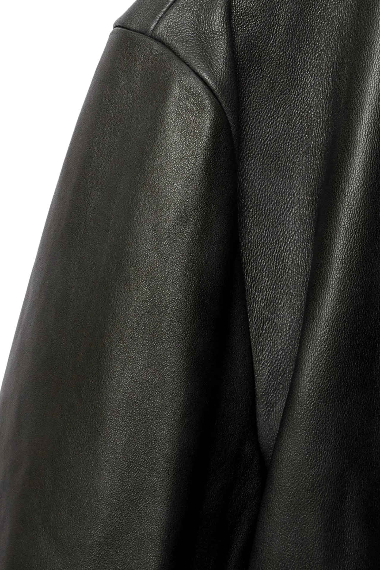 HIGH STREET∴シャドーラムレザーノーカラージャケット / HIGH STREET