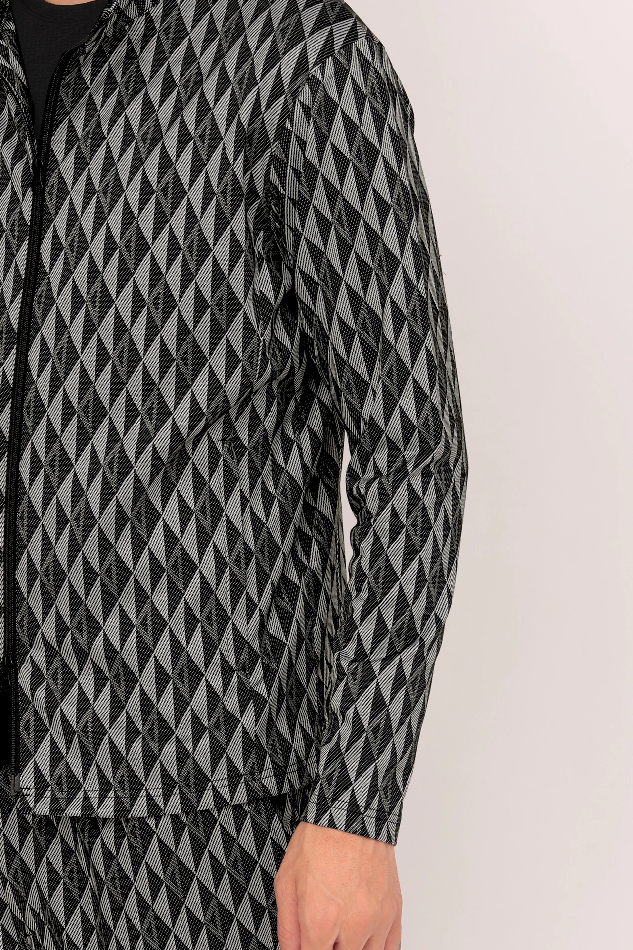 HIGH STREET∴トライアングルジャカードトラックジャケット / HIGH