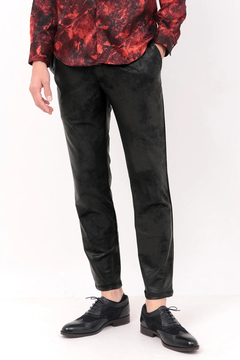 HIGH STREET(ハイストリート) |HIGH STREET∴ストレッチレザー調プリントイージーパンツ