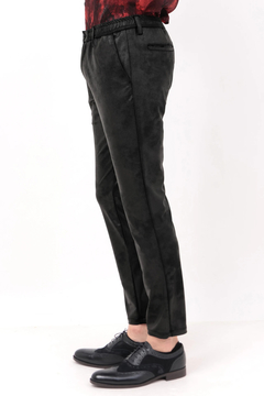 HIGH STREET(ハイストリート) |HIGH STREET∴ストレッチレザー調プリントイージーパンツ