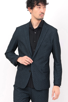 HIGH STREET(ハイストリート) |HIGH STREET∴トリコットメッシュミニヘリンボンジャケット