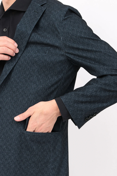 HIGH STREET(ハイストリート) |HIGH STREET∴トリコットメッシュミニヘリンボンジャケット