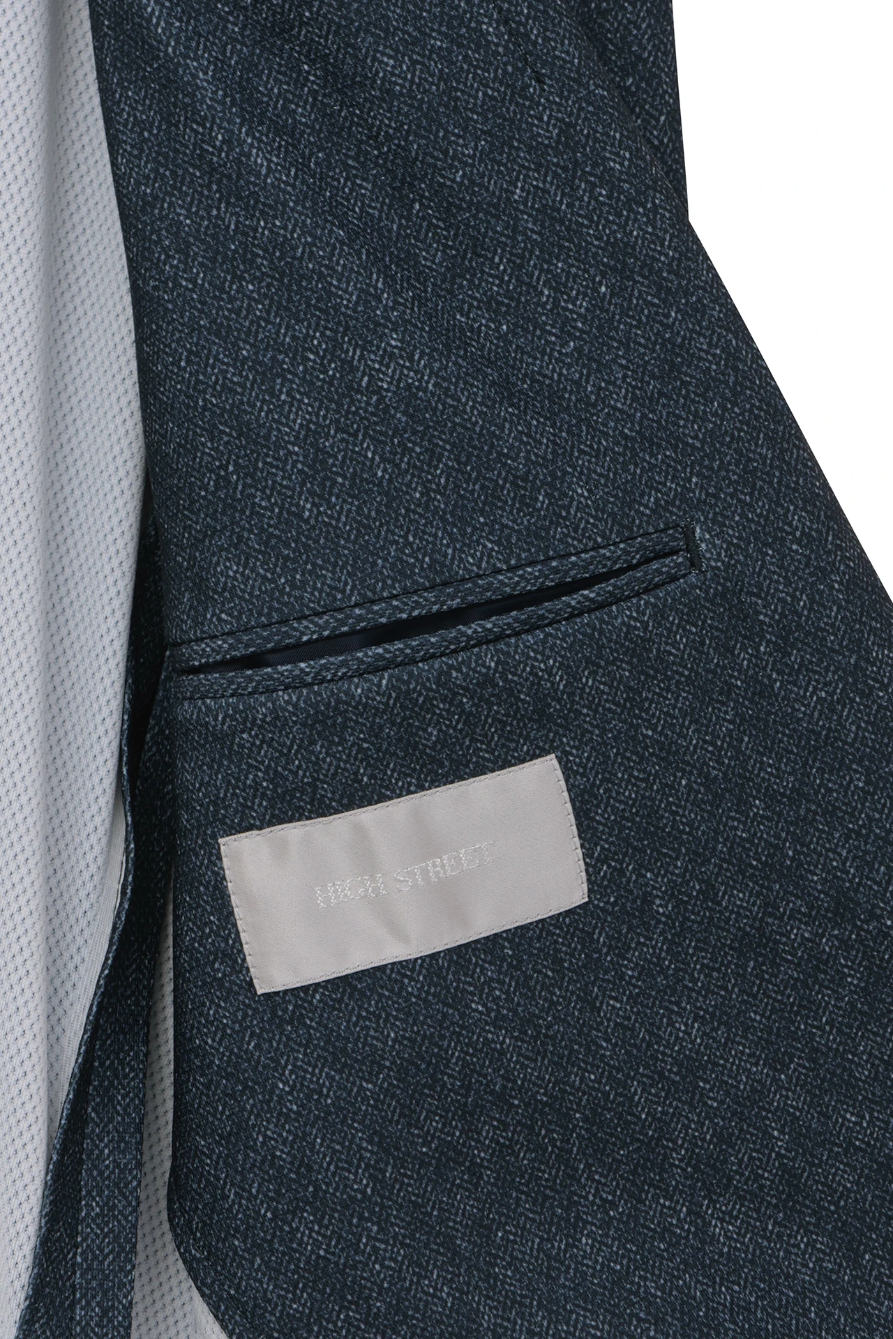 HIGH STREET∴トリコットメッシュミニヘリンボンジャケット / HIGH